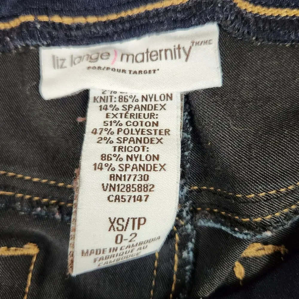 🌼Liz Lange Jeans Size XS (0-2) Maternity - Picture 8 of 13
